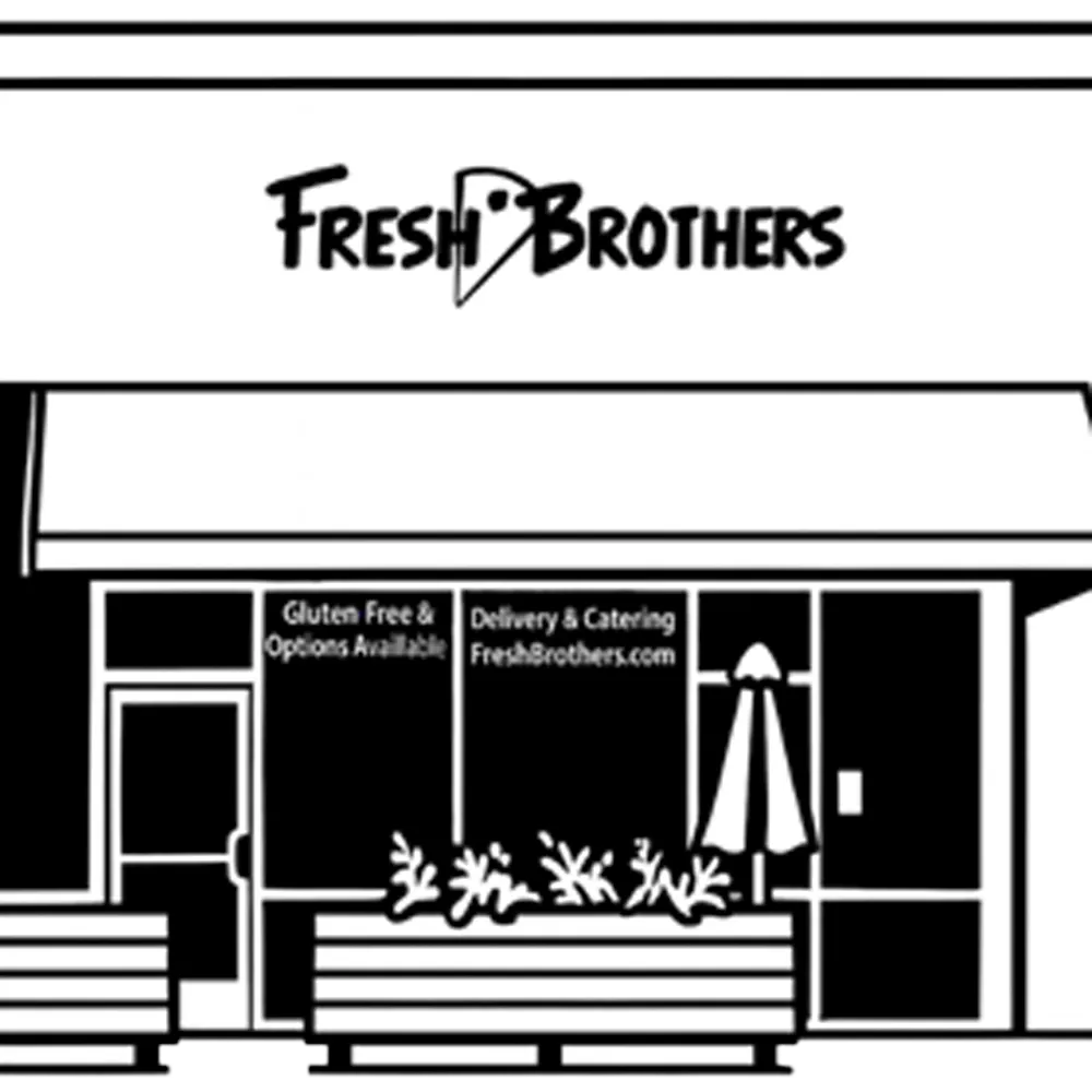 Illustration of the Fresh Brothers Laguna Niguel storefront
