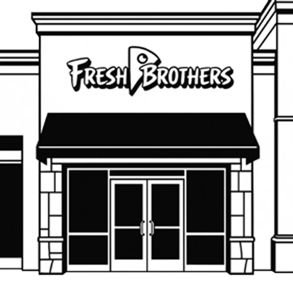 Illustration of the Fresh Brothers Marina del Rey storefront