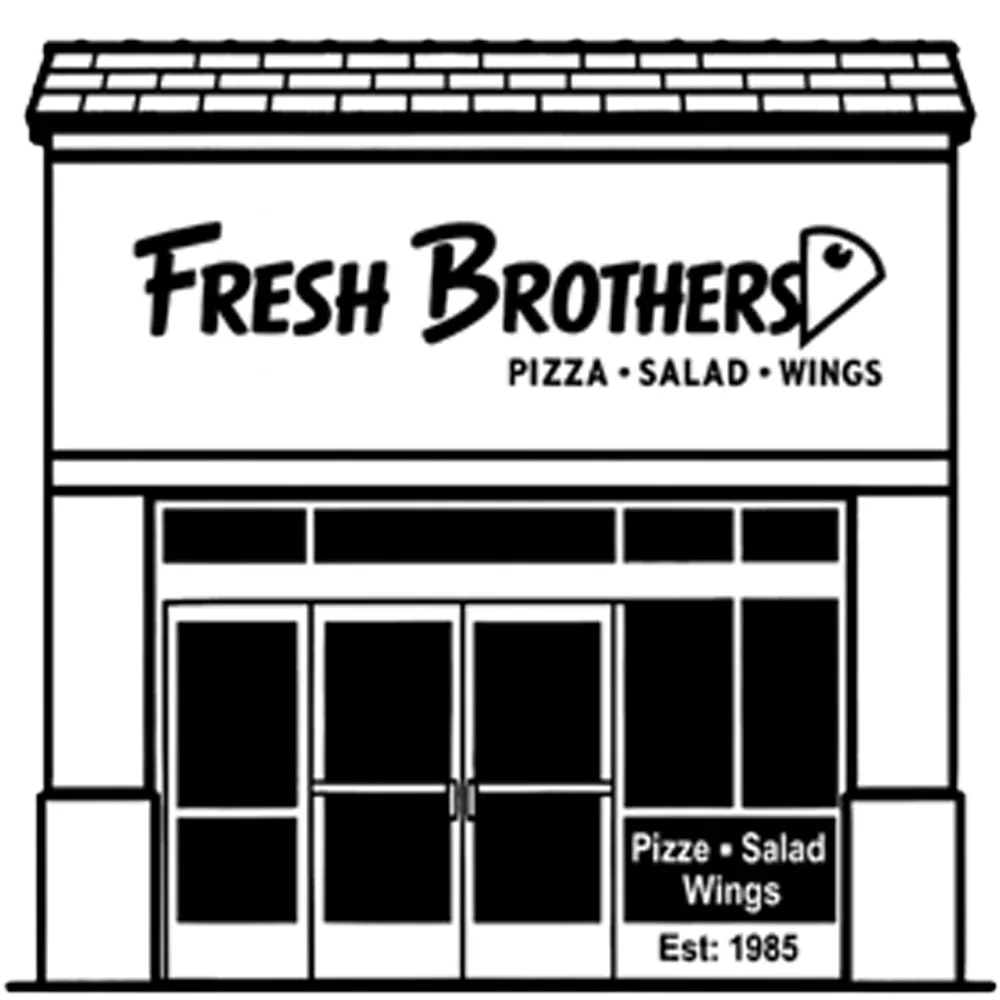 Illustration of the Fresh Brothers Redondo Beach storefront
